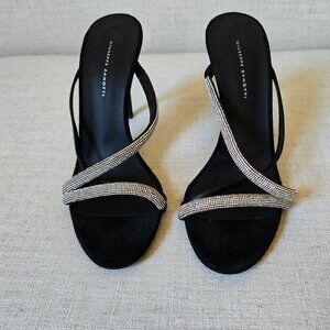 Giuseppi Zanotti Black Strap Sandal - Size 8